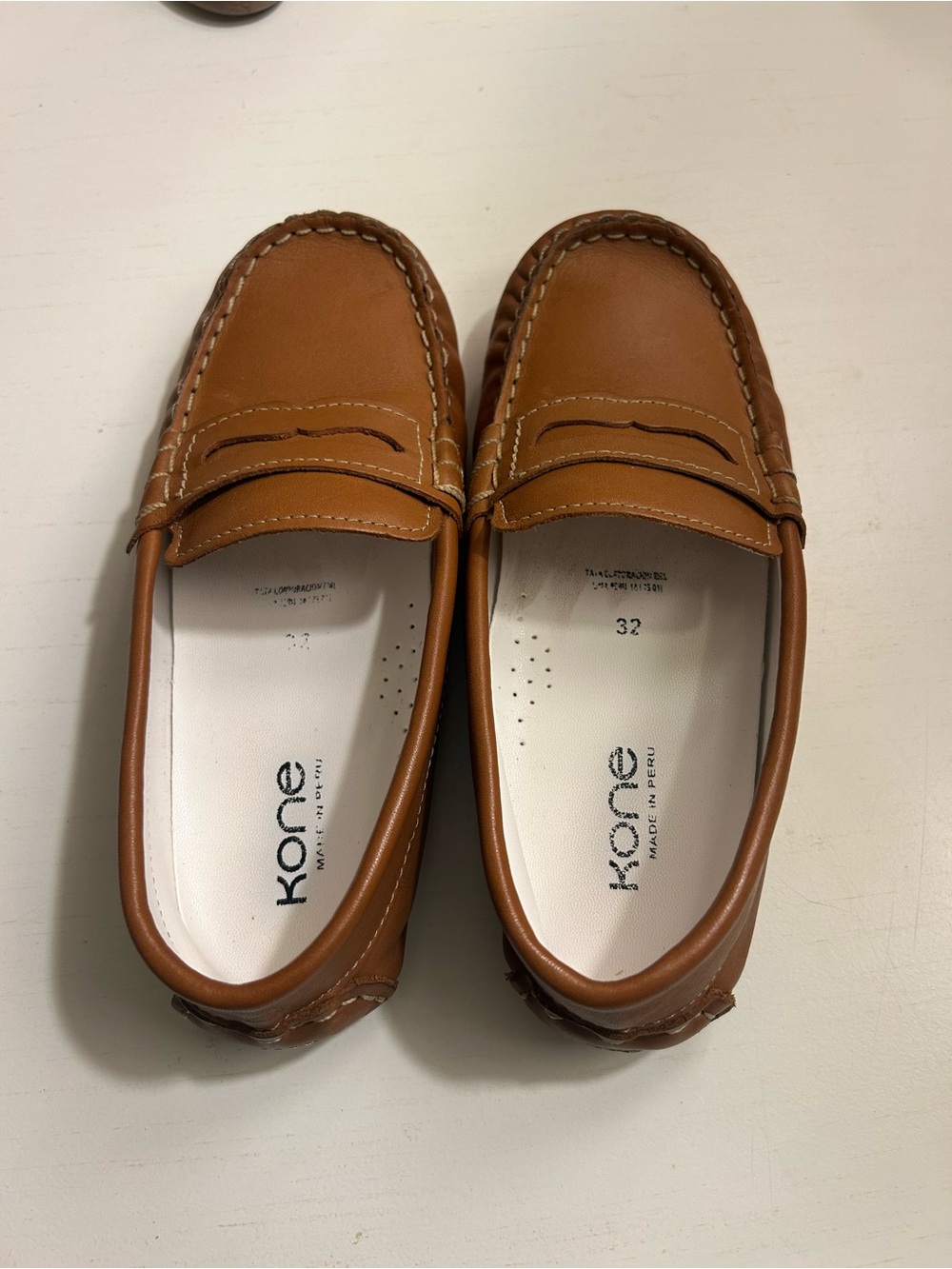 Kone Driving Penny Slip on Loafers size 1 eu 32 - Picture 5 of 5